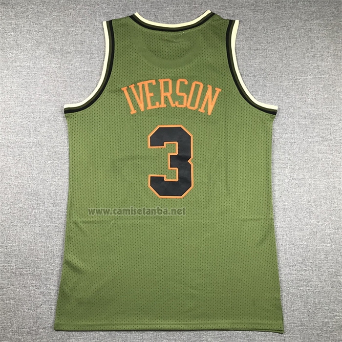 Camiseta Philadelphia 76ers Allen Iverson #3 Mitchell & Ness 1996-97 Verde
